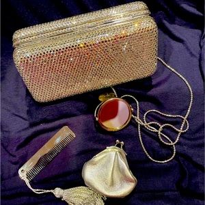 Judith Lieber clutch/ shoulder bag.